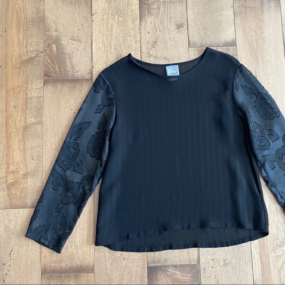 Vintage Staley Gretzinger Silk Blend Top Blouse 1
